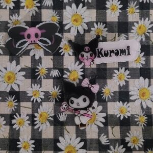 Set of 3 Kuromi Hair Clips